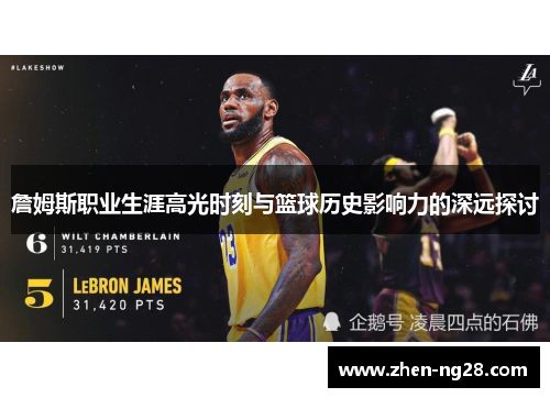 詹姆斯职业生涯高光时刻与篮球历史影响力的深远探讨