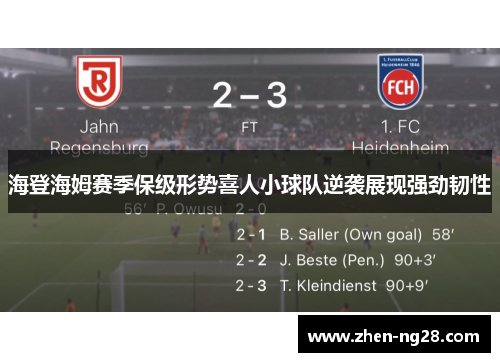 海登海姆赛季保级形势喜人小球队逆袭展现强劲韧性